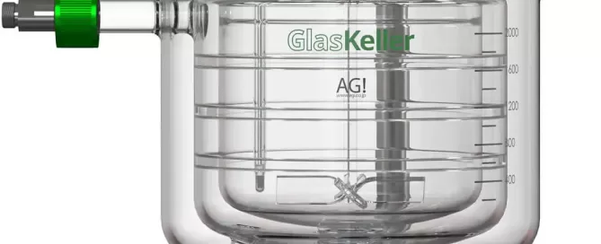 glass reactor ring baffle vessel by GlasKeller